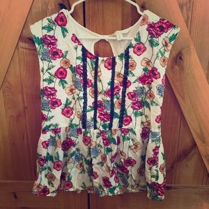 LC Floral Baby Doll Top